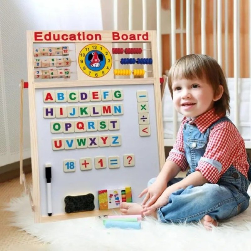 2 in 1 Educational Board - Main view showing full design